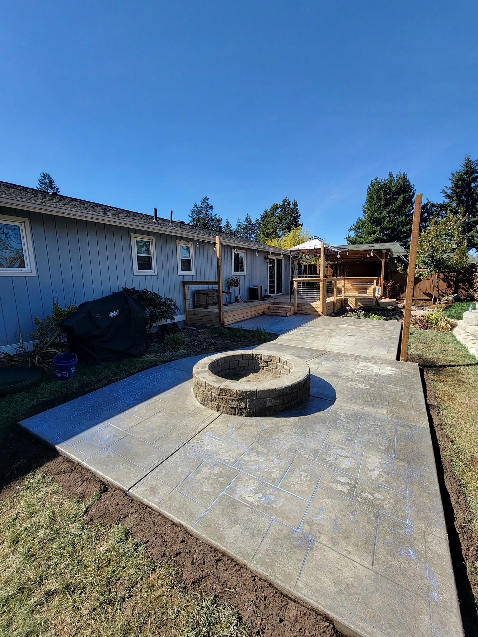 STAMPED CONCRETE FINISH