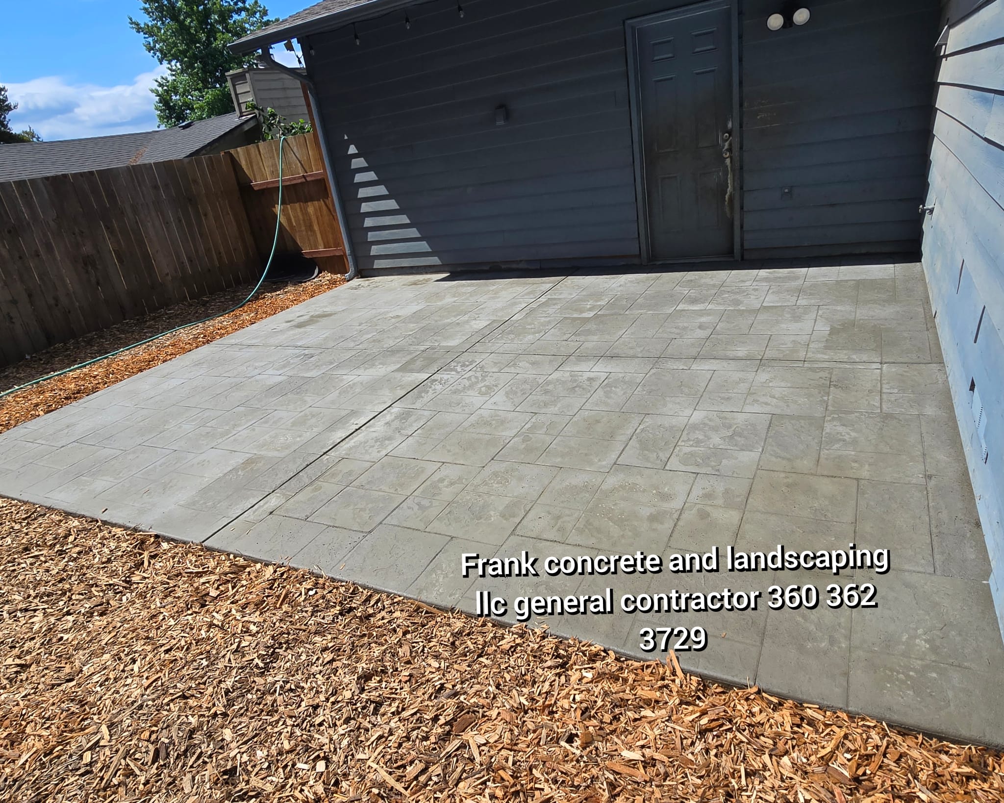 Stamped Concrete Finish