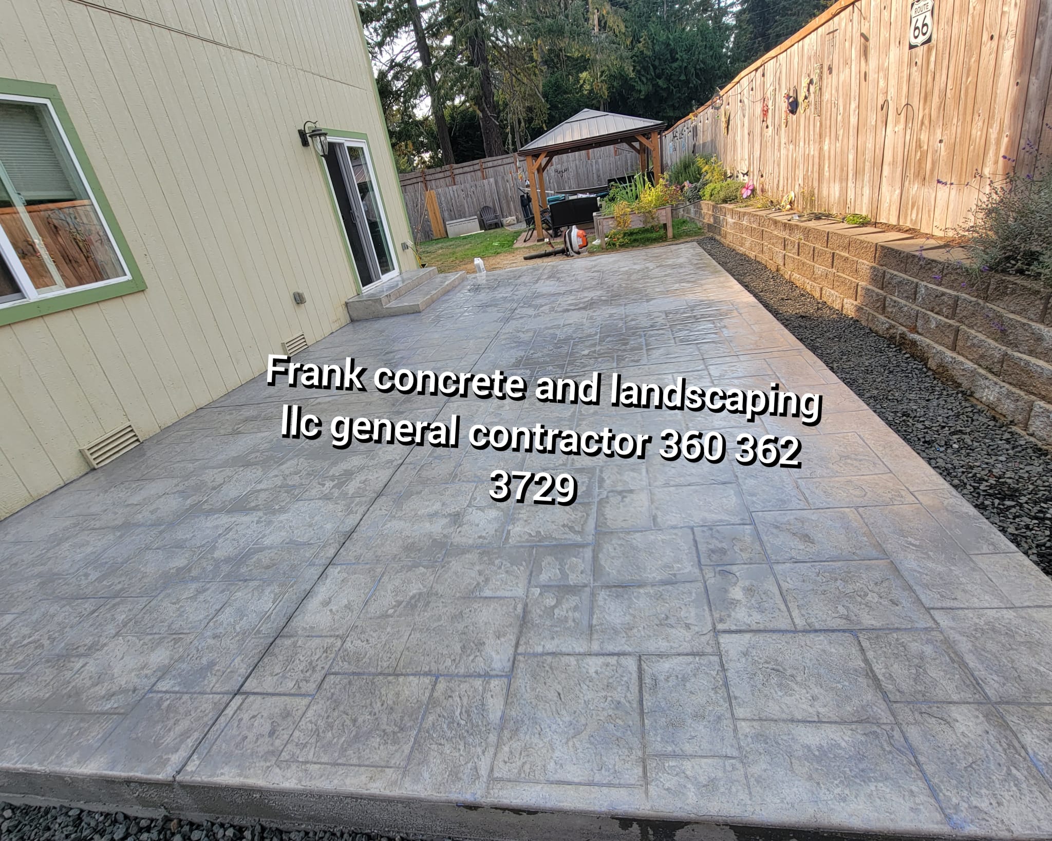 Stamped Concrete Finish